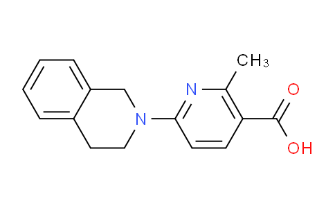 CAS No. 1355200-34-8, 6-(3,4-Dihydroisoquinolin-2(1H)-yl)-2-methylnicotinic acid