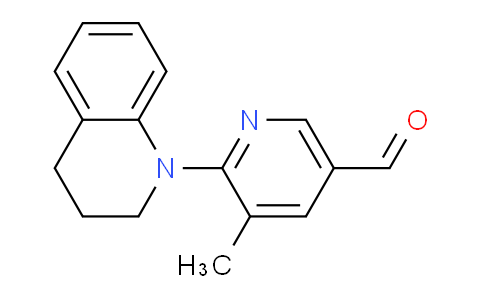 CAS No. 1355203-34-7, 6-(3,4-Dihydroquinolin-1(2H)-yl)-5-methylnicotinaldehyde