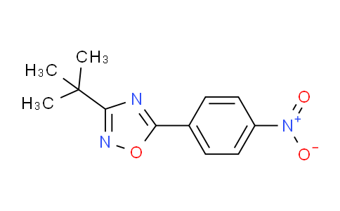 CAS No. 1135282-84-6, 3-(tert-Butyl)-5-(4-nitrophenyl)-1,2,4-oxadiazole