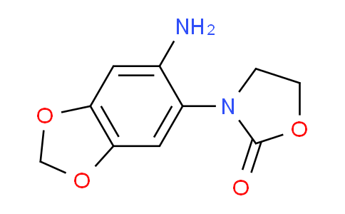 CAS No. 1011405-46-1, 3-(6-Aminobenzo[d][1,3]dioxol-5-yl)oxazolidin-2-one