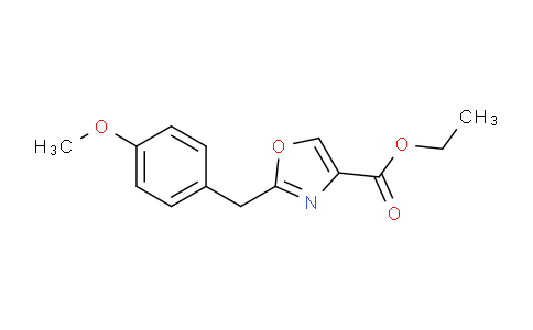CAS No. 1134024-15-9, Ethyl 2-(4-Methoxybenzyl)oxazole-4-carboxylate