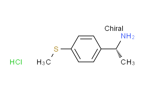CAS No. 1217456-30-8, (R)-1-(4-(Methylthio)phenyl)ethanamine hydrochloride