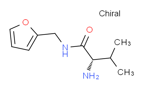 CAS No. 1217713-22-8, (S)-2-Amino-N-(furan-2-ylmethyl)-3-methylbutanamide