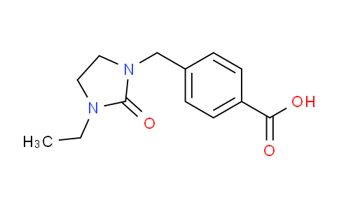 CAS No. 1707566-67-3, 4-((3-Ethyl-2-oxoimidazolidin-1-yl)methyl)benzoic acid