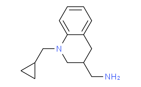 CAS No. 1707568-40-8, (1-(Cyclopropylmethyl)-1,2,3,4-tetrahydroquinolin-3-yl)methanamine