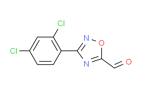 CAS No. 1707584-54-0, 3-(2,4-Dichlorophenyl)-1,2,4-oxadiazole-5-carbaldehyde