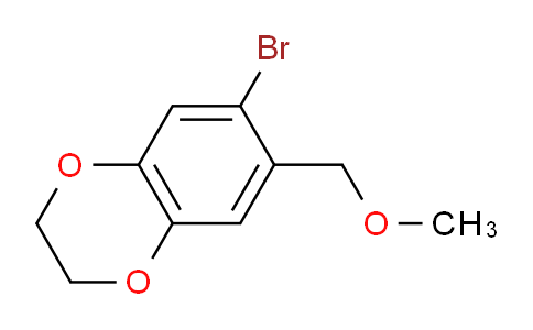 CAS No. 1707586-91-1, 6-Bromo-7-(methoxymethyl)-2,3-dihydrobenzo[b][1,4]dioxine