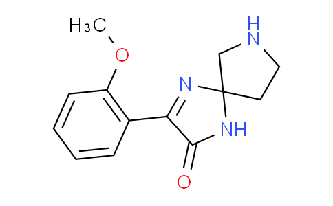 CAS No. 1707735-03-2, 3-(2-Methoxyphenyl)-1,4,7-triazaspiro[4.4]non-3-en-2-one