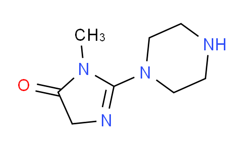 CAS No. 1707735-51-0, 1-Methyl-2-(piperazin-1-yl)-1H-imidazol-5(4H)-one