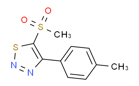 DY816752 | 1707747-16-7 | 5-(Methylsulfonyl)-4-(p-tolyl)-1,2,3-thiadiazole