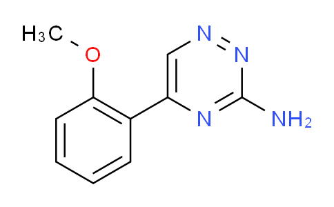 CAS No. 1094231-72-7, 5-(2-Methoxyphenyl)-1,2,4-triazin-3-amine