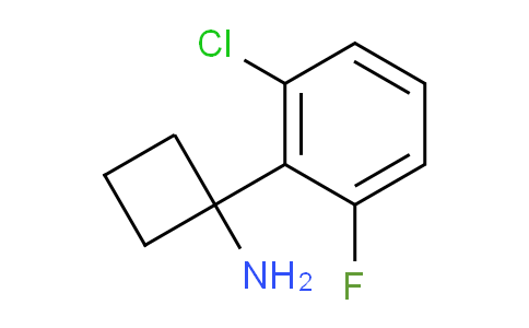 CAS No. 1094341-12-4, 1-(2-Chloro-6-fluorophenyl)cyclobutanamine
