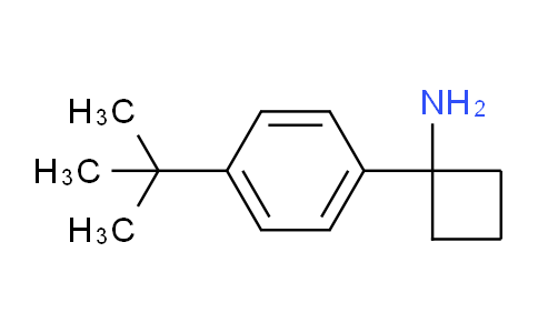 CAS No. 1096853-41-6, 1-[4-(tert-Butyl)phenyl]cyclobutanamine