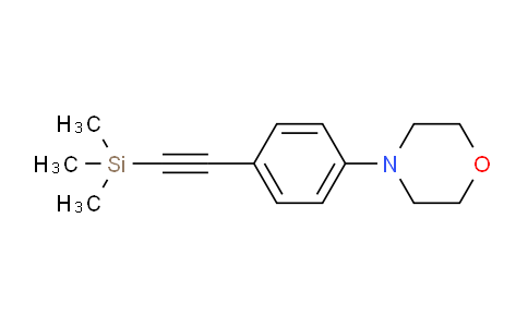 CAS No. 1583305-71-8, 4-[4-[(Trimethylsilyl)ethynyl]phenyl]morpholine