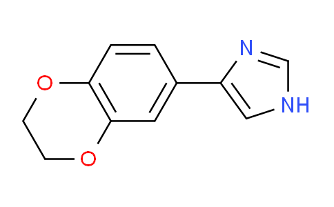 CAS No. 1225730-44-8, 4-(2,3-Dihydrobenzo[b][1,4]dioxin-6-yl)-1H-imidazole