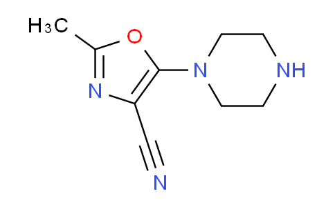 CAS No. 1226452-86-3, 2-Methyl-5-(piperazin-1-yl)oxazole-4-carbonitrile