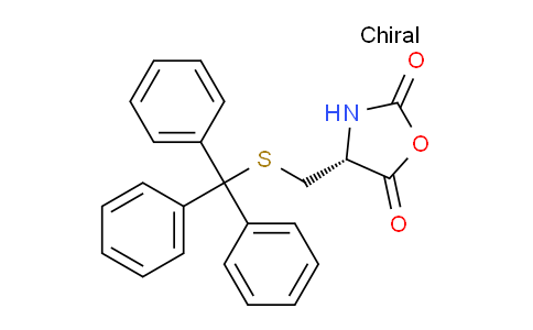 CAS No. 1051374-19-6, (R)-4-[(Tritylthio)methyl]oxazolidine-2,5-dione