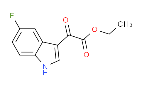 CAS No. 127561-11-9, Ethyl 2-(5-Fluoro-3-indolyl)-2-oxoacetate