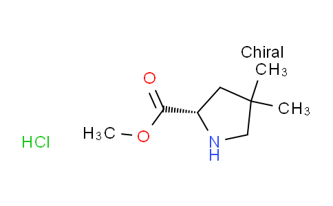 CAS No. 1262400-68-9, 4,4-Dimethyl-L-proline Methyl Ester Hydrochloride