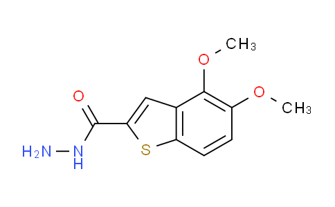 CAS No. 1263206-36-5, 4,5-Dimethoxybenzo[b]thiophene-2-carbohydrazide