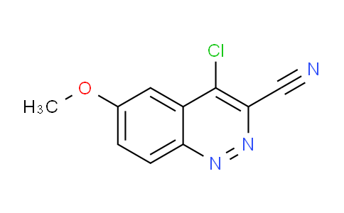 CAS No. 1239784-36-1, 4-Chloro-6-methoxycinnoline-3-carbonitrile