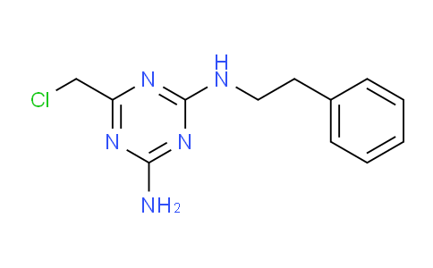 CAS No. 104622-26-6, 6-(Chloromethyl)-N2-phenethyl-1,3,5-triazine-2,4-diamine