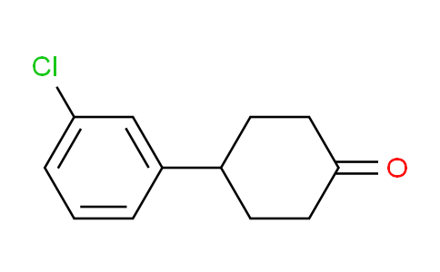 CAS No. 1048916-71-7, 4-(3-Chlorophenyl)cyclohexanone