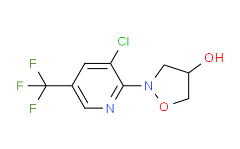 CAS No. 1357147-43-3, 2-(3-Chloro-5-(trifluoromethyl)pyridin-2-yl)isoxazolidin-4-ol