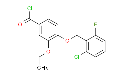 CAS No. 1160260-52-5, 4-((2-Chloro-6-fluorobenzyl)oxy)-3-ethoxybenzoyl chloride