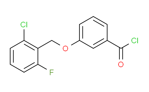 CAS No. 1160260-69-4, 3-((2-Chloro-6-fluorobenzyl)oxy)benzoyl chloride