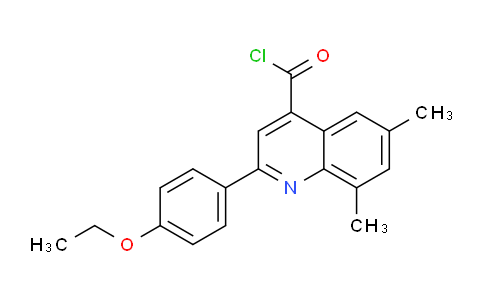 DY816867 | 1160262-87-2 | 2-(4-Ethoxyphenyl)-6,8-dimethylquinoline-4-carbonyl chloride