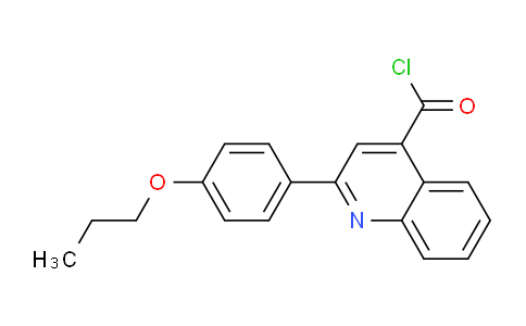 CAS No. 1160264-79-8, 2-(4-Propoxyphenyl)quinoline-4-carbonyl chloride