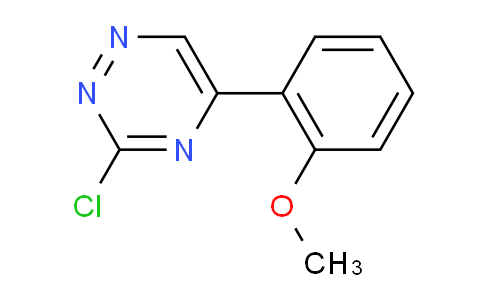 CAS No. 1368468-05-6, 3-Chloro-5-(2-methoxyphenyl)-1,2,4-triazine