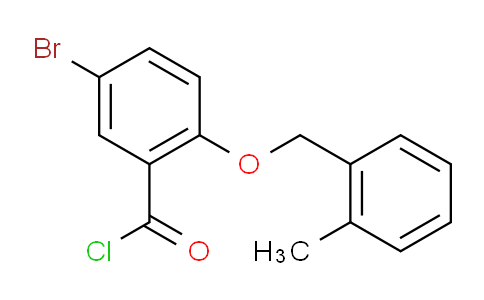 CAS No. 1160250-54-3, 5-Bromo-2-((2-methylbenzyl)oxy)benzoyl chloride