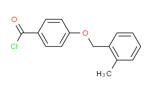 CAS No. 1160250-58-7, 4-((2-Methylbenzyl)oxy)benzoyl chloride
