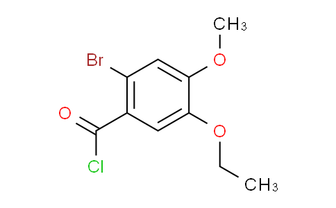 CAS No. 1160250-72-5, 2-Bromo-5-ethoxy-4-methoxybenzoyl chloride