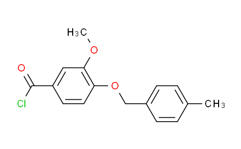 CAS No. 1160250-76-9, 3-Methoxy-4-((4-methylbenzyl)oxy)benzoyl chloride