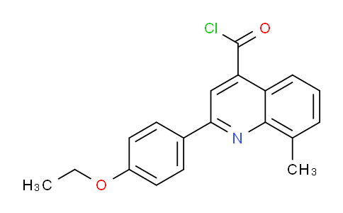 CAS No. 1160254-49-8, 2-(4-Ethoxyphenyl)-8-methylquinoline-4-carbonyl chloride