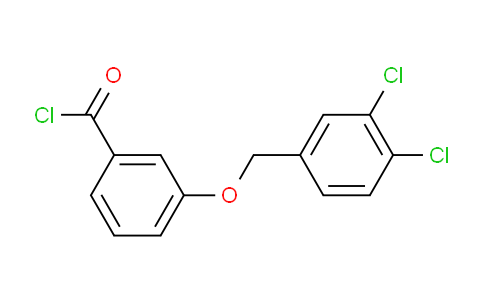 CAS No. 1160259-92-6, 3-((3,4-Dichlorobenzyl)oxy)benzoyl chloride
