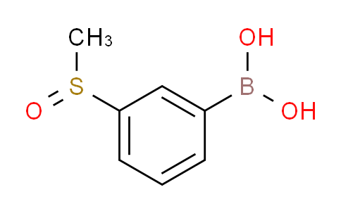 CAS No. 1056475-66-1, (3-(Methylsulfinyl)phenyl)boronic acid