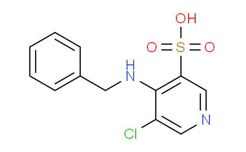 CAS No. 1352497-55-2, 4-(Benzylamino)-5-chloropyridine-3-sulfonic acid
