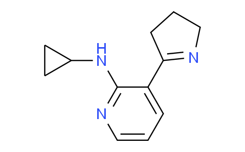 CAS No. 1352510-29-2, N-Cyclopropyl-3-(3,4-dihydro-2H-pyrrol-5-yl)pyridin-2-amine