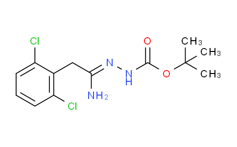 1053656-02-2 | tert-Butyl 2-(1-amino-2-(2,6-dichlorophenyl)ethylidene)hydrazinecarboxylate