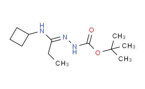 CAS No. 1053657-78-5, tert-Butyl 2-(1-(cyclobutylamino)propylidene)hydrazinecarboxylate