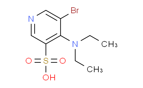 CAS No. 1352518-12-7, 5-Bromo-4-(diethylamino)pyridine-3-sulfonic acid