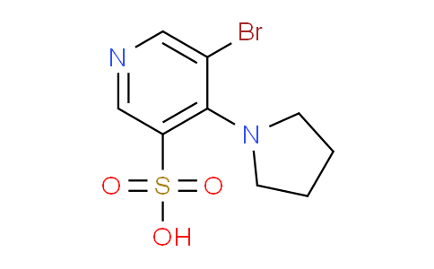 CAS No. 1352541-27-5, 5-Bromo-4-(pyrrolidin-1-yl)pyridine-3-sulfonic acid