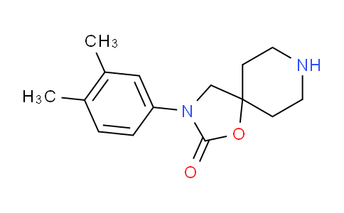 CAS No. 1353878-21-3, 3-(3,4-Dimethylphenyl)-1-oxa-3,8-diazaspiro[4.5]decan-2-one