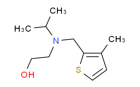CAS No. 1353956-67-8, 2-(Isopropyl((3-methylthiophen-2-yl)methyl)amino)ethanol