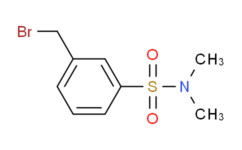 CAS No. 137638-70-1, 3-(Bromomethyl)-N,N-dimethylbenzenesulfonamide