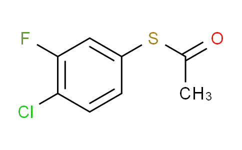 CAS No. 1379331-12-0, S-(4-Chloro-3-fluorophenyl) ethanethioate